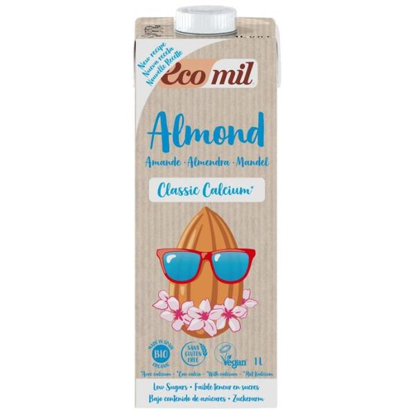 Bautura Vegetala Bio de Migdale cu Calciu - Pronat Ecomil Almond Classic Plus, 1000 ml