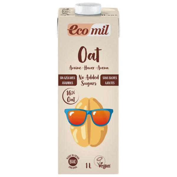 Bautura Vegetala Bio de Ovaz 16%, Fara Zahar - Pronat Ecomil Oat, 1000 ml