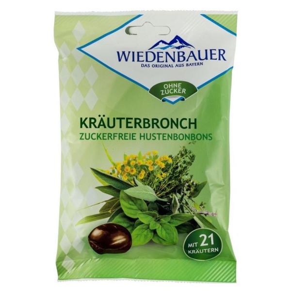 Bomboane pentru Tuse cu 21 Plante Medicinal, Fara Zahar - Pronat Wiedenbauer, 75 g