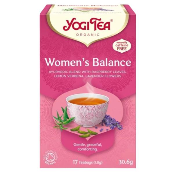 Ceai Bio Echilibrul Femeilor - Pronat Yogi Tea Organic Woman's Balance, 17 plicuri