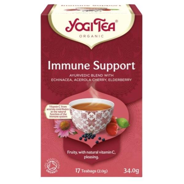 Ceai Bio Sprijin Imunitar - Pronat Yogi Tea Organic Immune Suport, 17 plicuri