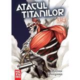Atacul Titanilor Omnibus 2 Vol.3 + Vol.4 - Hajime Isayama, editura Nemira