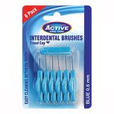 Periute interdentare 0,6 mm active oral care 6 buc