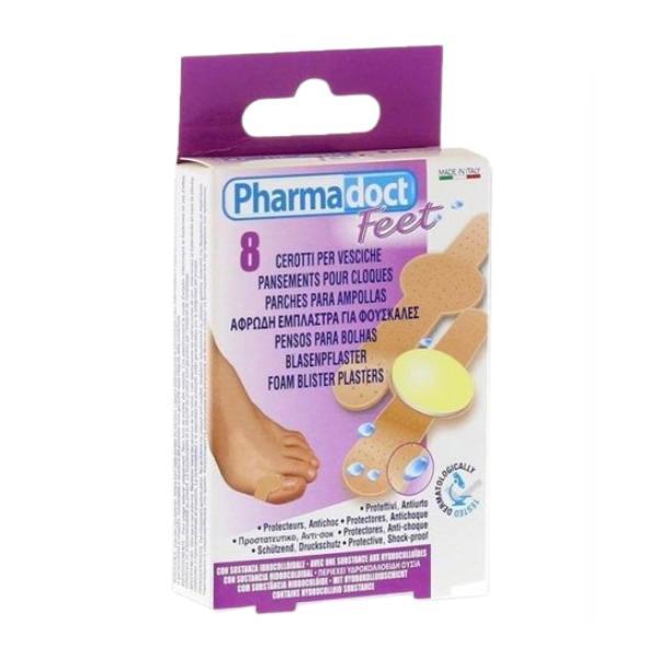 Plasturi hidrocoloid pentru vezicule si bataturi Pharmadoct, 8 buc