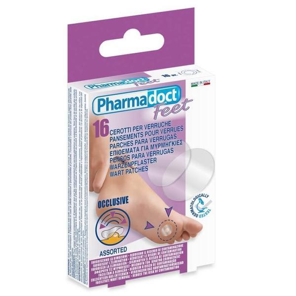 Plasturi pentru veruci, negi Pharmadoct, 16 buc