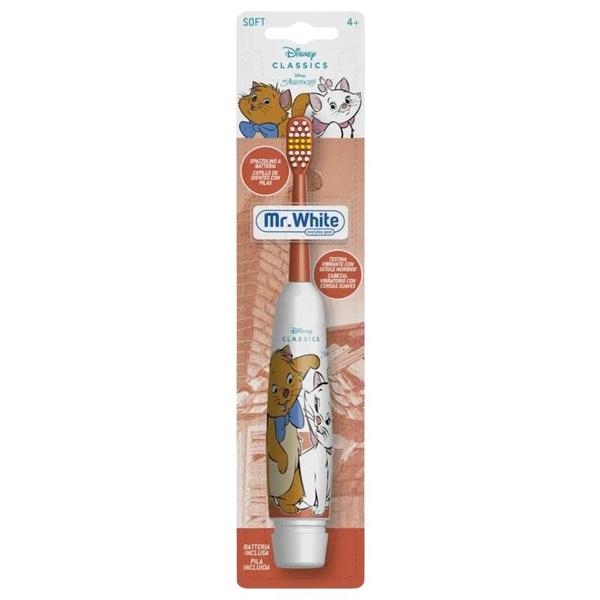 Periuta de Dinti Electrica Aristocats pentru Copii Mr. White - Disney, Soft, Rolly Brush S.R.L., 1 buc