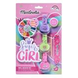 Set de manichiura pentru fetite, Martinelia, Super Girl Nail Design Kit