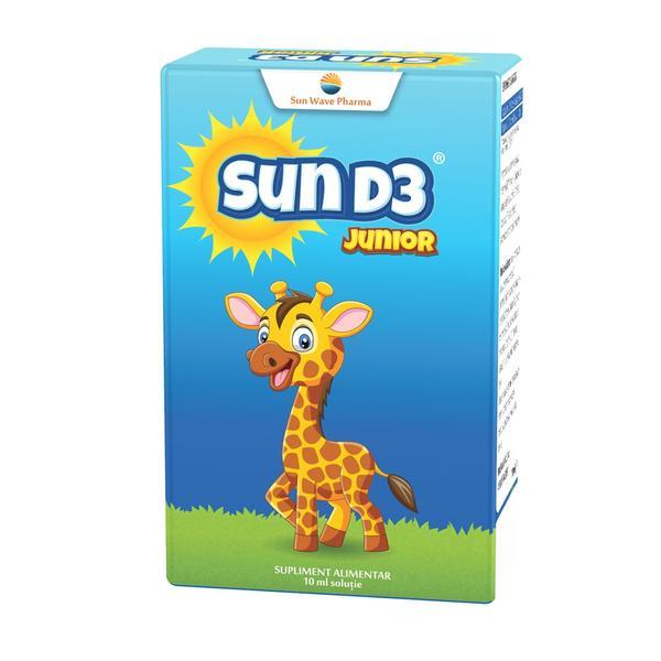 SHORT LIFE - Sun D3 Junior Picaturi Sun Wave Pharma, 10 ml