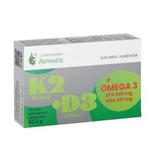 K2 +D3 + Omega 3 - Remedia, 30 capsule gelatinoase moi