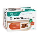 Cinnamon Extract + Crom si Zinc, Rotta Natura, 30 capsule
