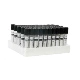 Vacutainer VSH Prima, steril, capac negru, 0.4ml anticoagulant Na Citrat 3.8% (1:4), volum aspiratie 1.6ml, tub sticla 8 x 120mm, 100 buc