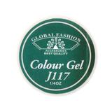 Gel color unghii, vopsea de arta, seria Distinguished Green, Global Fashion, 5gr, J117