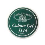 Gel color unghii, vopsea de arta, Distinguished Green, 5gr, J114