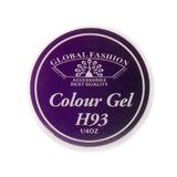 Gel color unghii, vopsea de arta, seria Noble Purple, Global Fashion, 5gr, H93