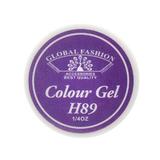 Gel color unghii, vopsea de arta, seria Noble Purple, Global Fashion, 5gr, H89