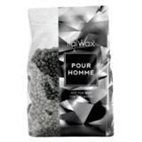 Ceara traditionala elastica neagra pentru barbati tip granule, 1 kg Italwax