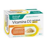 Vitamina D2 Naturala 1000 U.I. Rotta Natura, 30 capsule