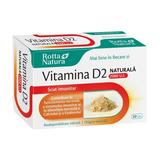 Vitamina D2 Naturala 2000 U.I. Rotta Natura, 30 capsule