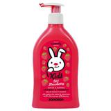 Gel de Dus si Sampon cu Capsuni - Sanosan Kids Shower & Shampoo, 400 ml