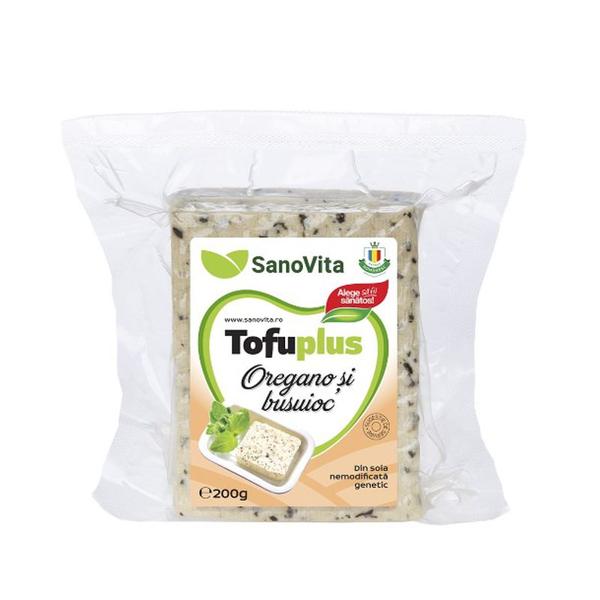 Tofu Plus cu Busuioc si Oregano - Sano Vita, 200 g
