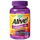 Calciu cu Vitamina D3 Alive! - Nature's Way Calcium + D3 Gummies, Secom, 60 jeleuri