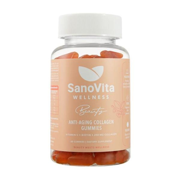 Jeleuri Colagen Anti-Imbatranire - Sano Vita Wellness Anti-Aging Collagen Gummies, 60 buc
