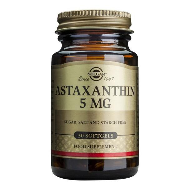 Supliment Slimentar Astaxanthin 5 mg - Solgar, 30 capsule moi