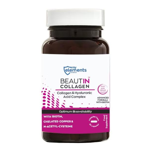 Supliment Alimentar Colagen cu Acid Hialuronic si Biotina - Solgar Beautin Colllagen, 30 capsule