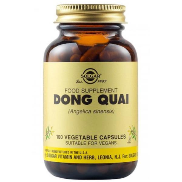 Supliment Alimentar Dong Quai (Angelica Sinensis) - Solgar, 100 capsule vegetale