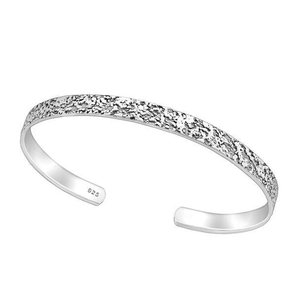 Bratara din argint 925 pentru barbati, fara inchidere, Silver Nature, marime S/M