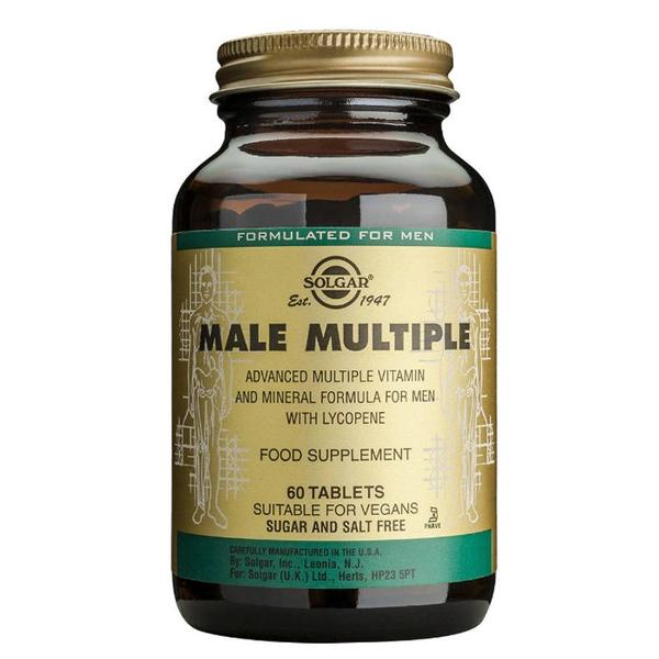 Supliment Alimentar Multivitamine pentru Barbati - Solgar Male Multiple, 60 tablete