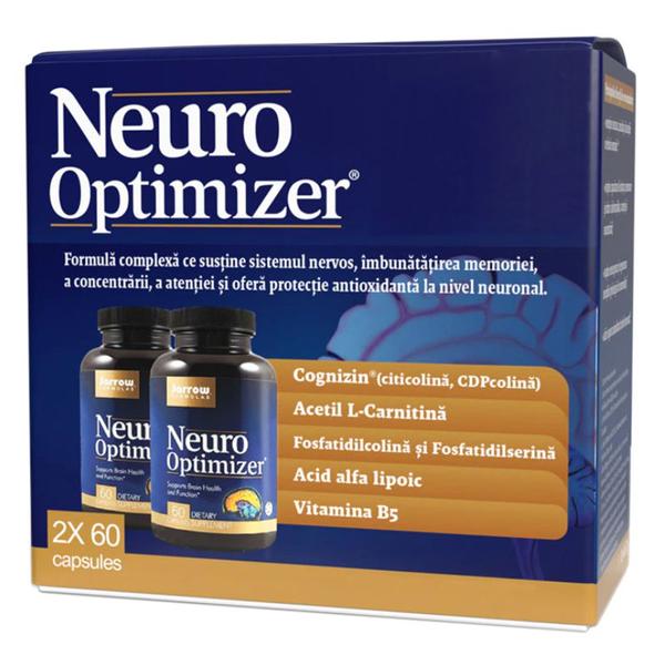 Neuro Optimizer Jarrow Formulas, Secom, 2 x 60 capsule