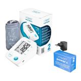 Tensiometru electronic de brat Vitammy Next Basic Power C, alimentator inclus, masurare in timpul umflarii mansetei, Alb