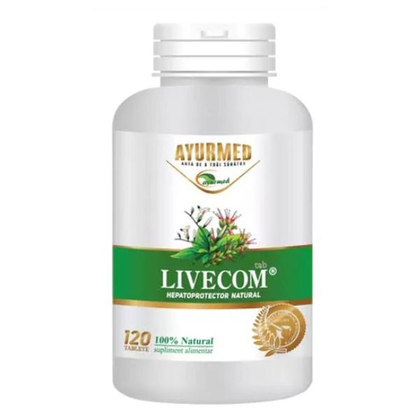 Supliment Alimentar Livecom 100% Natural - Star International Ayurmed, 120 tablete