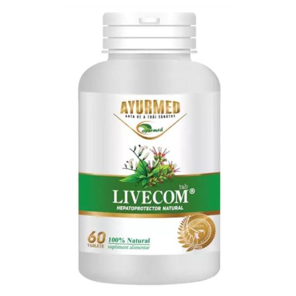 Supliment Alimentar Livecom 100% Natural - Star International Ayurmed, 60 tablete