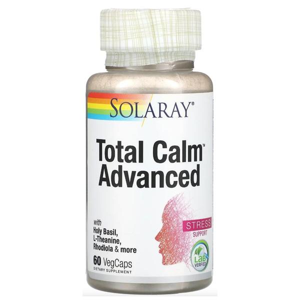 Total Calm Advanced Solaray, Secom, 60 capsule vegetale