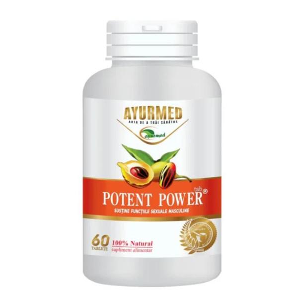 Supliment Alimentar Potent Power 100% Natural - Star International Ayurmed, 60 tablete