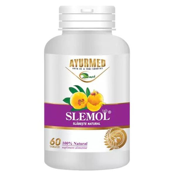 Supliment Alimentar Slemol 100% Natural - Star International Ayurmed, 60 tablete