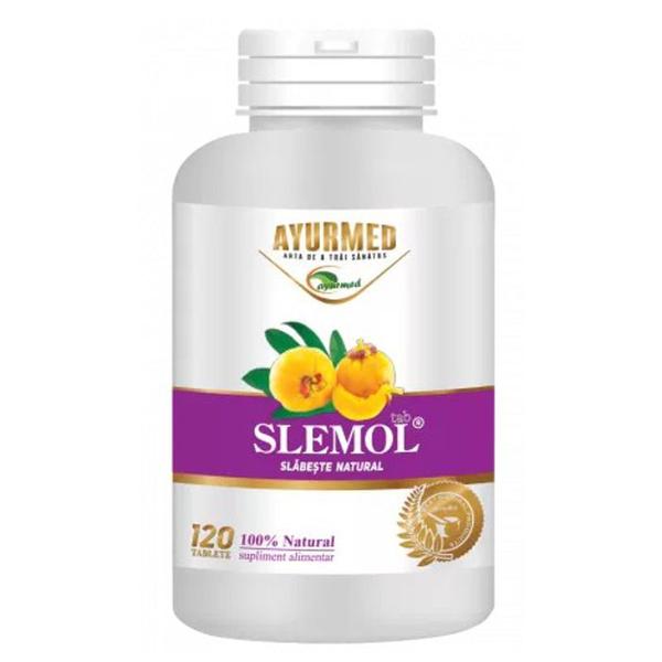 Supliment Alimentar Slemol 100% Natural - Star International Ayurmed, 120 tablete