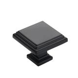 Buton pentru mobila Palace, finisaj negru mat, 32x32 mm