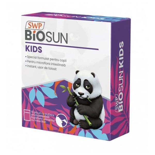 Supliment Alimentar BioSun Kids - Sunwave Pharma, 10 plicuri