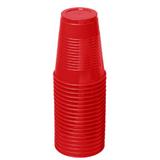 Pahare de unica folosinta, 200 ml, rosu, set 100 bucati
