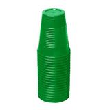 Pahare de unica folosinta, 200 ml, verde, set 100 bucati