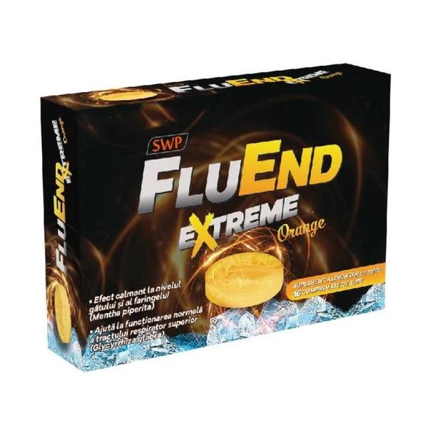 Supliment Alimentar FluEnd Extreme Portocale - Sunwave Pharma, 16 comprimate