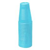 Pahare de unica folosinta, 200 ml, albastru deschis, set 100 bucati