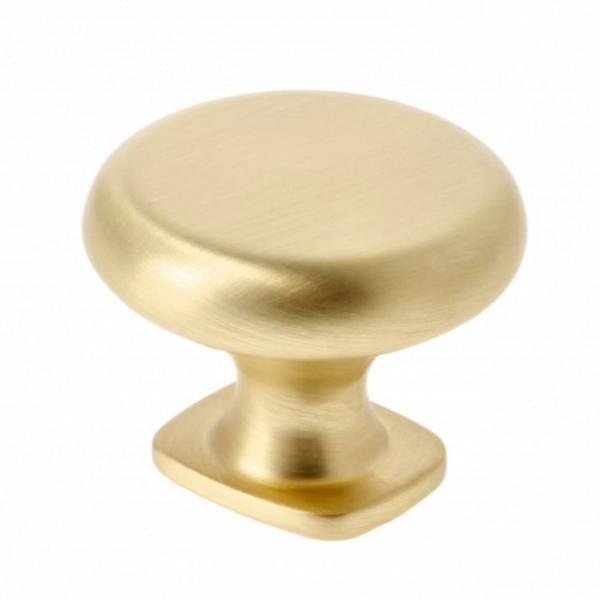 Buton pentru mobila Lorena, finisaj auriu periat GT, D:33 mm