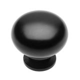 Buton pentru mobila Berga, finisaj negru mat GT, D:32.5 mm