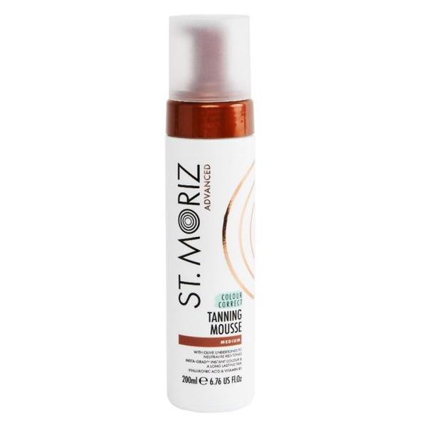 Spuma Autobronzanta pentru Fata - St.Moriz Advanced Colour Correct Tanning Mousse Medium, 200 ml