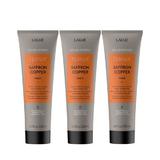 Tratament pentru parul vopsit aramiu, Lakme, Saffron Copper, 3x250ml