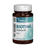 Biotina Vitamina B7 900 mcg - Vitaking, 100 comprimate